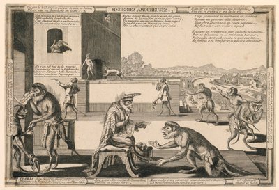 Singeries Amouresuses, Placa 2 de Nicolas Guerard