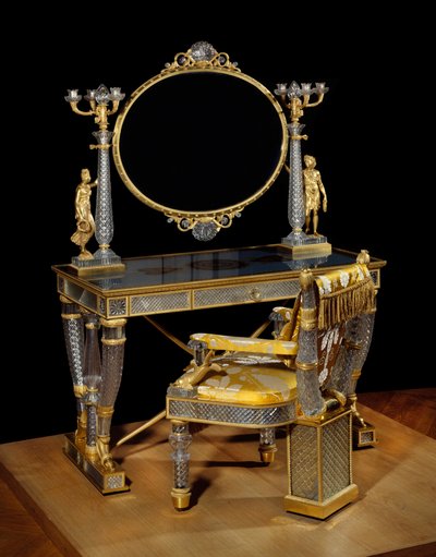Mesa y silla de tocador de la Duquesa de Berry de Nicolas Henri Jacob