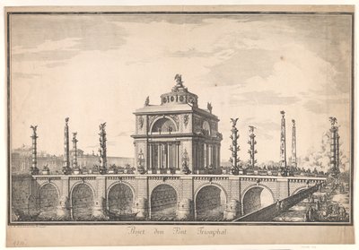 Proyecto de un puente triunfal de Nicolas Henri Jardin