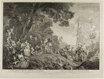 Peregrinación a la isla de Citera de Nicolas Henri Tardieu