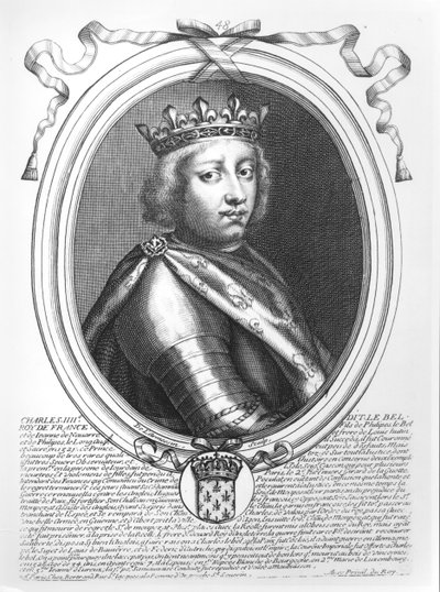 Carlos IV (1294-1328) el Hermoso, Rey de Francia y Navarra, de 