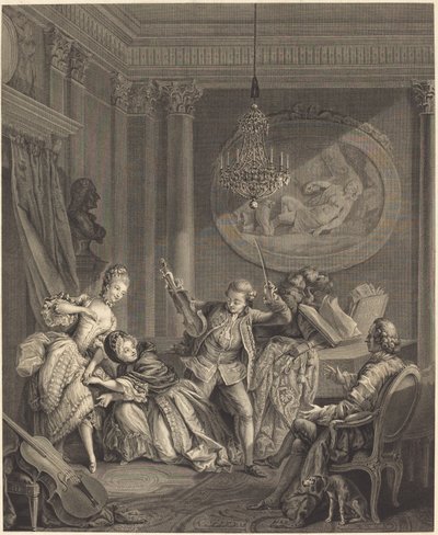 El camino de la fortuna de Nicolas Joseph Voyez after Pierre Antoine Baudouin