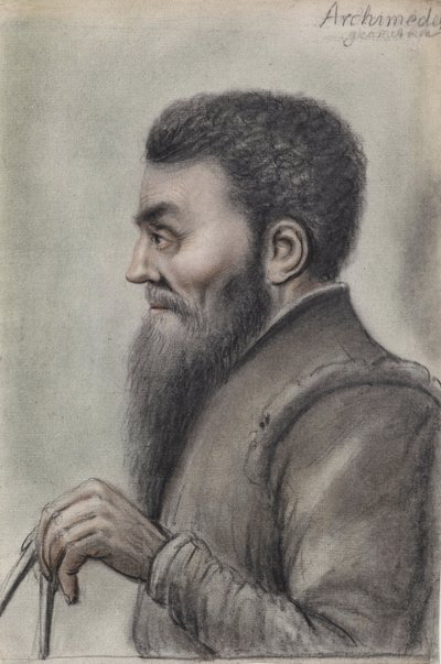 Representación de Arquímedes de Siracusa de Nicolas Lagneau or Lanneau
