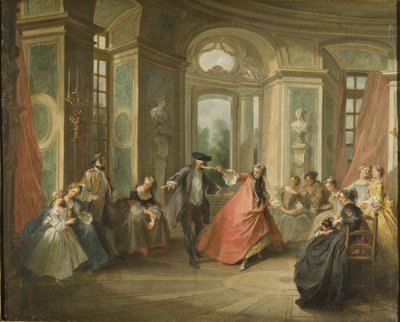 Colin maillard de Nicolas Lancret