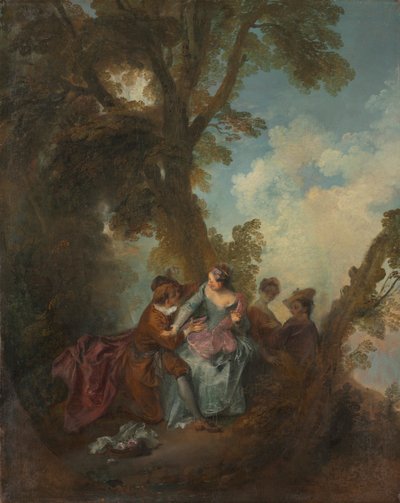 Declaración de amor, c. 1720 de Nicolas Lancret