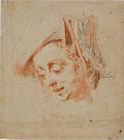 Cabeza de hombre de Nicolas Lancret