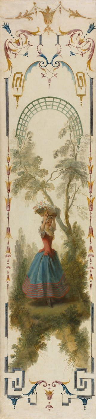 Horticultura, c.1723-27 (óleo sobre lienzo) de Nicolas Lancret