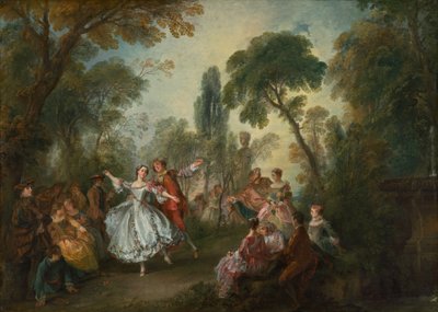 La Camargo Bailando, c. 1730 de Nicolas Lancret
