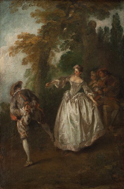 Baile al aire libre de Nicolas Lancret