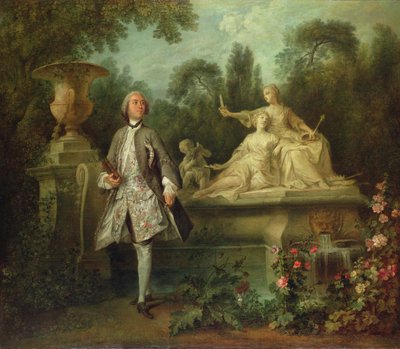 Retrato del actor Grandval, c.1742 (óleo sobre lienzo) de Nicolas Lancret
