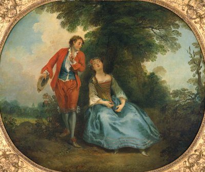 Pastora Durmiente, ca 1730 de Nicolas Lancret