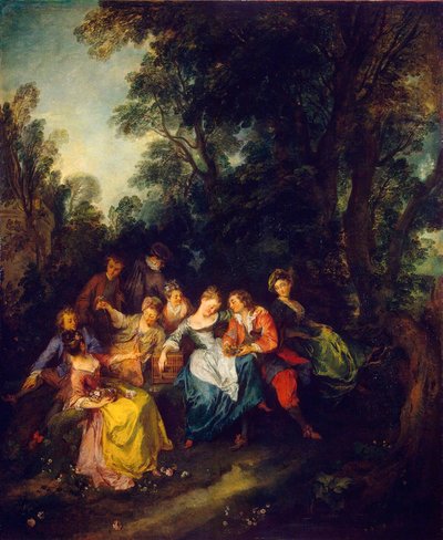 Primavera, c. 1730 de Nicolas Lancret