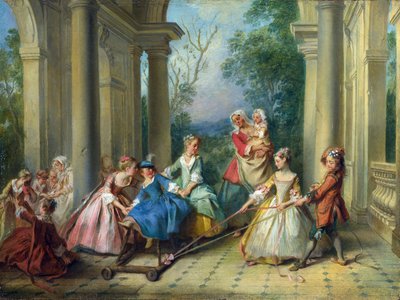 Las Cuatro Edades del Hombre: Infancia, c.1735 de Nicolas Lancret