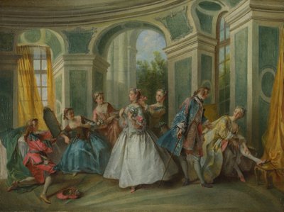 Las cuatro edades del hombre: Juventud, ca 1735 de Nicolas Lancret