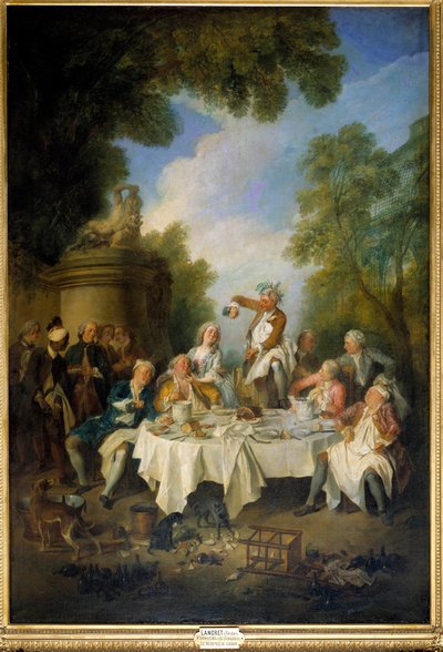 El almuerzo de jamón de Nicolas Lancret