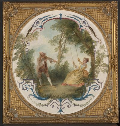El columpio, c.1724 (óleo sobre lienzo) de Nicolas Lancret
