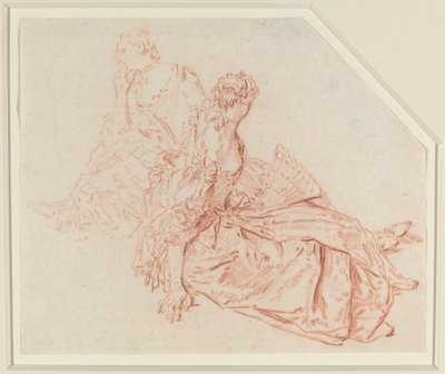 Dos damas sentadas de Nicolas Lancret