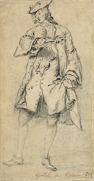 Joven de pie de Nicolas Lancret