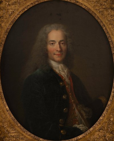 Retrato de Voltaire 1694-1778 en 1718, ca. 1718-1724 de Nicolas Largillière de