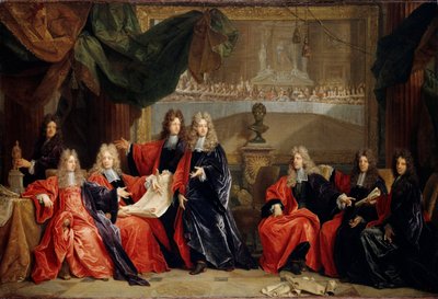 Preboste y magistrados municipales de París, 1689 de Nicolas Largillière de