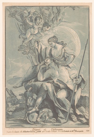 Diana como Endymion
Diana y Endimión (título en el objeto)
Gabinete Crozat (título de la serie)
Recueil d