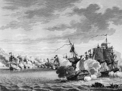 Guerra de la Revolución Francesa y Movimientos Antirrevolucionarios: Batalla del barco francés 