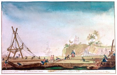 La Marina de Brest, c1750-1810 de Nicolas Marie Ozanne