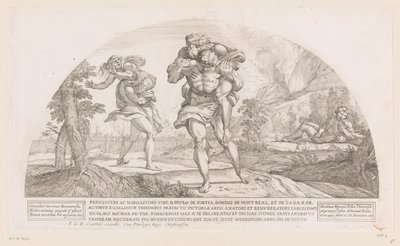 Anfínomo y Anapias Historias de la Odisea (título de la serie) de Nicolas Mignard