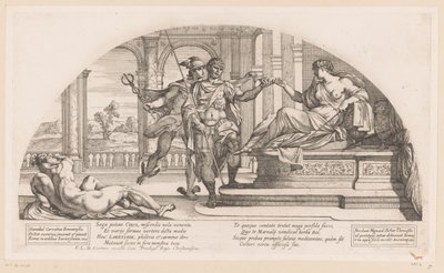 Odiseo con Circe Historias de la Odisea (título de la serie) de Nicolas Mignard