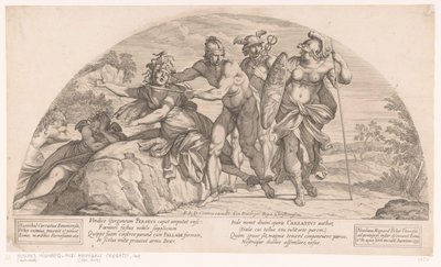 Perseo decapita a Medusa
Cuentos de la Odisea (título de la serie) de Nicolas Mignard