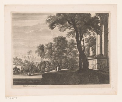 Paisaje con Tobías y el Ángel de Nicolas Perelle