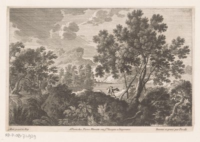 Paisaje con ruina de Nicolas Perelle