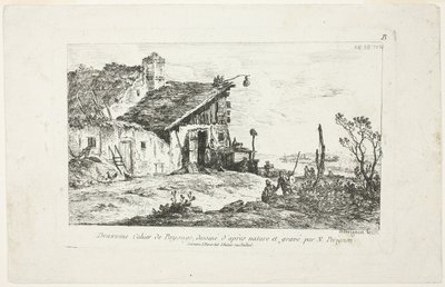 Paisaje, del Deuxieme Cahier de Paysage de Nicolas Perignon