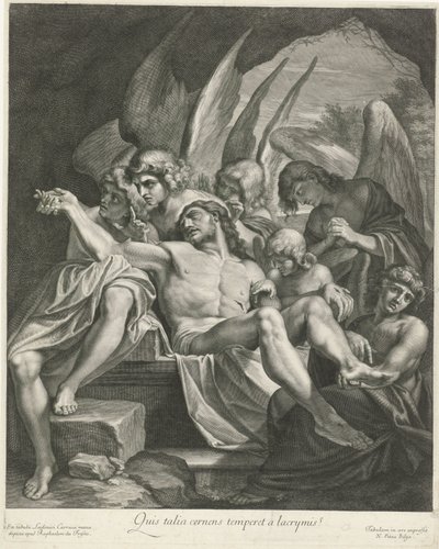 Sepultura de Cristo por los ángeles de Nicolas Pitau (I)