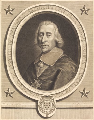 Perefixe de Beaumont de Nicolas Pitau I after Pierre Mignard I