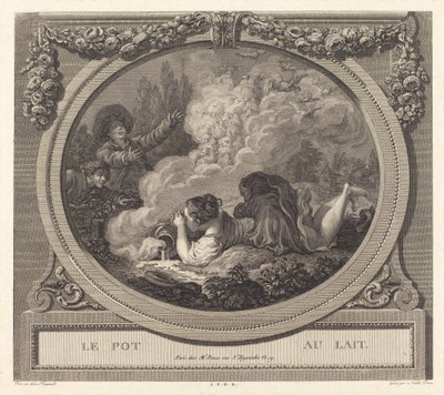 El pote de leche de Nicolas Ponce after Jean Honoré Fragonard