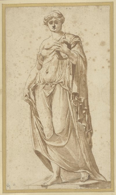 Flora Farnese, vista de frente de Nicolas Poussin (possibly)