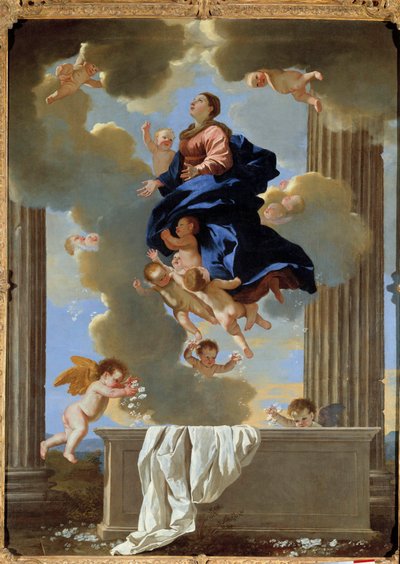 Asunción de la Virgen de Nicolas Poussin