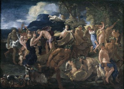 Bacanal o Baco y Ariadna de Nicolas Poussin