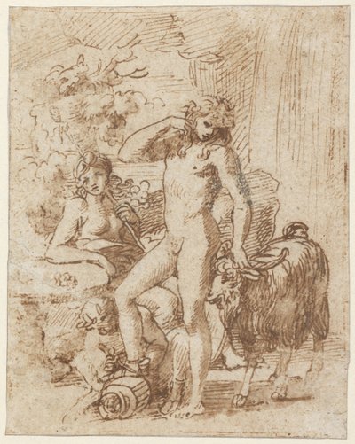 Baco y Erígone de Nicolas Poussin