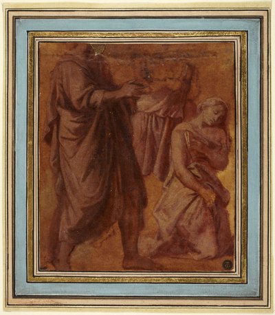 Christus und die Ehebrecherin de Nicolas Poussin