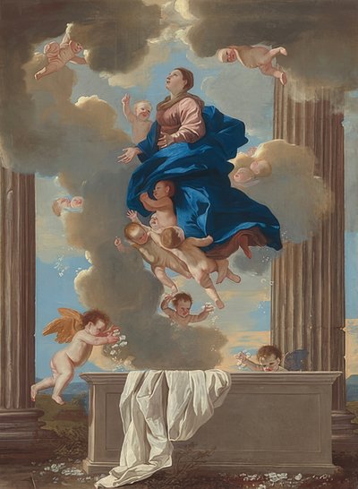 La asunción de María. Alrededor de 1630/32 de Nicolas Poussin