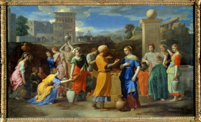Eliezer y Rebeca de Nicolas Poussin