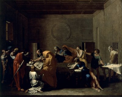 Extremaunción, c.1638-40 de Nicolas Poussin