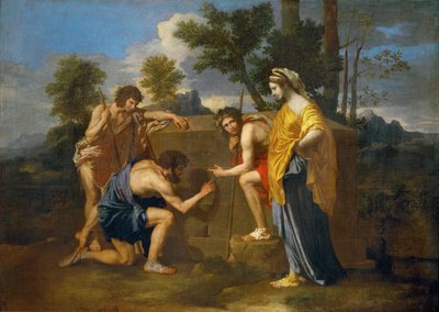 Pastores en Arcadia (Et in Arcadia ego) de Nicolas Poussin