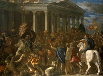 La destrucción del templo de Jerusalén de Nicolas Poussin