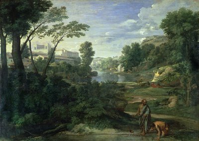Paisaje con Diógenes de Nicolas Poussin