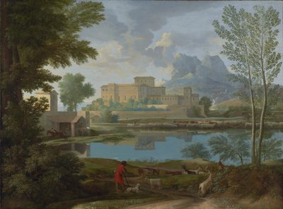 Paisaje en calma (Un Tem[p]s calme et serein) de Nicolas Poussin