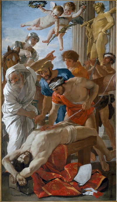 Martirio de San Erasmo de Nicolas Poussin
