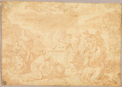 El sacrificio de Noé de Nicolas Poussin